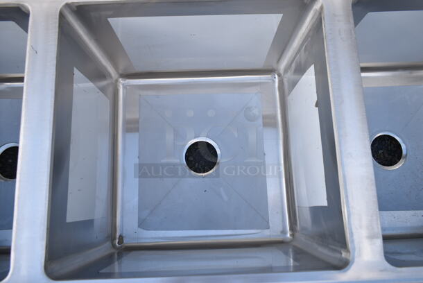 BRAND NEW SCRATCH AND DENT! Regency 600S31818 Stainless Steel 3 Bay Sink. Bays 18x18x14 - Image 5 of 7