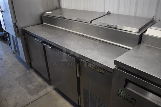 Beverage Air Model DP67 Stainless Steel Commercial Pizza Prep Table on Commercial Casters. 115 Volts, 1 Phase. 67x33x44. Tested and Working! - Image 4 of 8