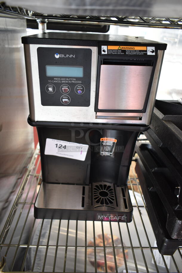 BRAND NEW SCRATCH AND DENT! 2023 Bunn 42300.0000 AP My Cafe AutoPOD Automatic Commercial Pod Brewer with Auto Eject Pod Disposal.   - Image 2 of 7