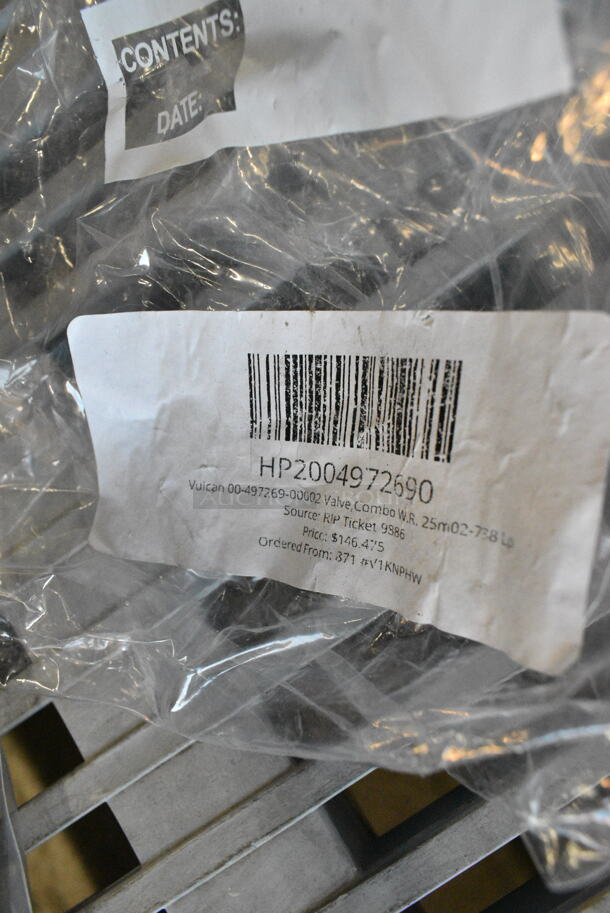 3 BRAND NEW SCRATCH AND DENT! Items Including HP0042375600 Vulcan 00-423756-00004 Dual Point Gas Ignition Contro, HP2004972690 Vulcan 00-497269-00002 Valve,Combo W.R. 25m02-738 Lp, HP2004174240 Vulcan 00-417424-000G2 Thermostat. 3 Times Your Bid!  - Image 5 of 7