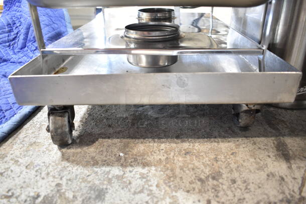 3 Items; Chafing Dish, Curtis Stainless Steel Beverage Holder Dispenser and Dolly. 3 Times Your Bid! - Image 6 of 8