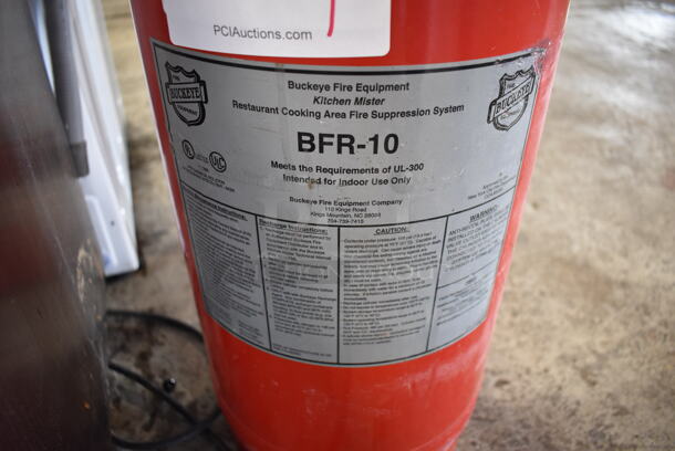 Buckeye BFR-10 Metal Fire Suppression Tank. 11x11x28. Buyer Must Pick Up - We Will Not Ship This Item.  - Image 5 of 5