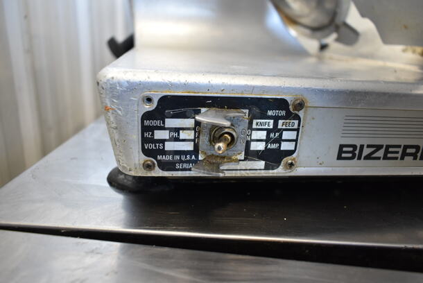 Bizerba Stainless Steel Commercial Countertop Meat Slicer. 115 Volts, 1 Phase. Tested and Working! - Image 6 of 6