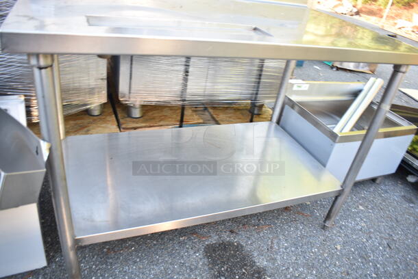 Stainless Steel Commercial Soda Station w/ Back Splash and Under Shelf.  - Image 2 of 4