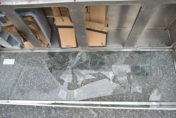 Stainless Steel 4 Well Steam Table w. Sneeze Guard. - Image 3 of 3