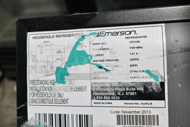 Emerson CR310B Metal Mini Cooler. 115 Volts, 1 Phase. Tested and Working! - Image 5 of 5
