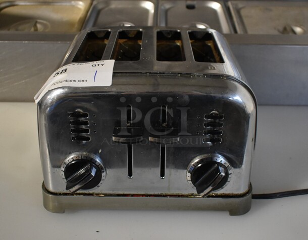 Cuisinart Metal Countertop 4 Slot Toaster. 