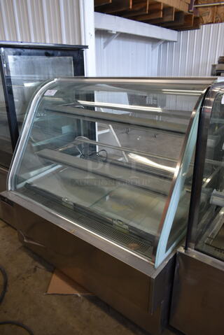 Spartan SD-48 Stainless Steel Commercial Floor Style Deli Display Case Merchandiser. 110 Volts, 1 Phase. Tested and Powers On But Does Not Get Cold