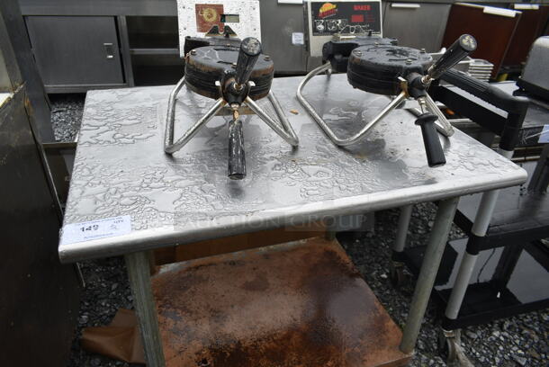 Stainless Steel Table w/ Metal Under Shelf. - Image 3 of 5
