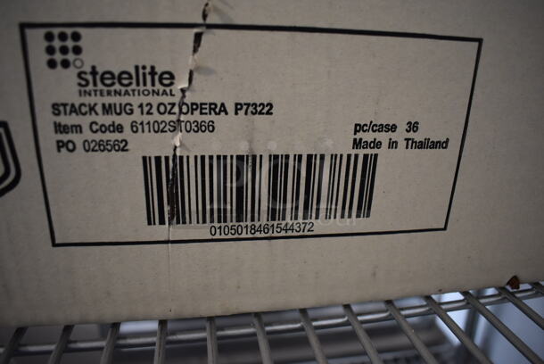 ALL ONE MONEY! Lot of Chrome Finish 5 Tier Shelving Unit w/ Contents Including Poly Cake Stand Covers, Mesh Bins, Metal Buckets, Stainless Steel Drop In Bins, Wooden Boxes and Silverware. BUYER MUST DISMANTLE. PCI CANNOT DISMANTLE FOR SHIPPING. PLEASE CONSIDER FREIGHT CHARGES. 49x18x77 - Image 6 of 12