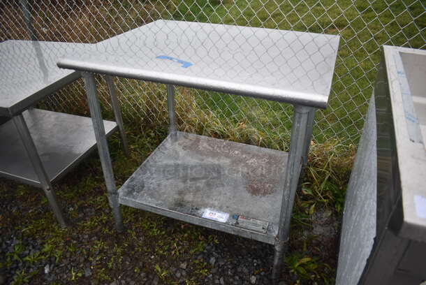Eagle Stainless Steel Table w/ Metal Under Shelf. 36x30x34 - Image 4 of 4