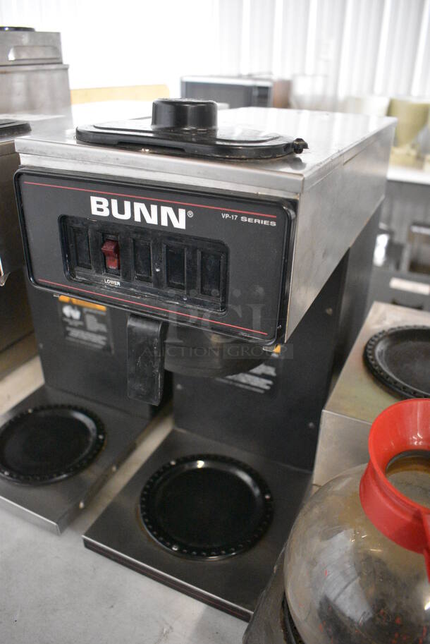 Bunn Model VP17-1 Metal Commercial Countertop Single Burner Coffee Machine w/ Poly Brew Basket. 120 Volts, 1 Phase. 8x18x18 - Image 2 of 4