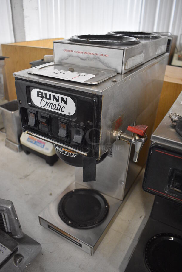 Bunn Model STF-15 Metal Commercial Countertop 3 Burner Coffee Machine w/ Hot Water Dispenser. 120 Volts, 1 Phase. 11x19x22 - Image 2 of 6