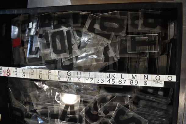 ALL ONE MONEY! Lot of Sign Letters - Image 3 of 8