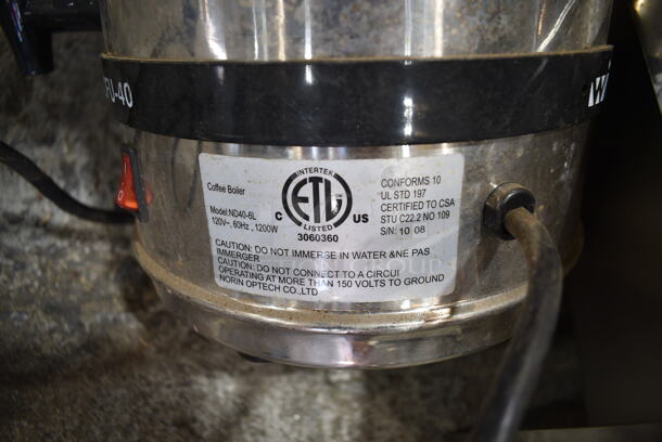 2 BRAND NEW! Items; Chafer and Winco Percolating Urn Missing Lid. 2 Times Your Bid!  - Image 4 of 6