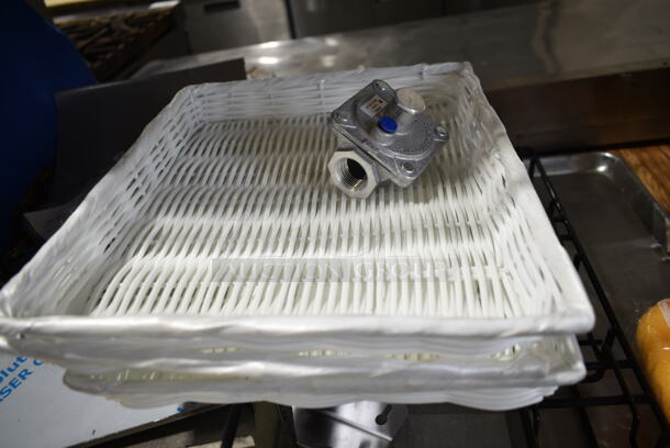ALL ONE MONEY! Tier Lot of Various Items Including Metal Baking Pan, Pitchers, Wok Skillets. Cutting Board.  - Image 6 of 6