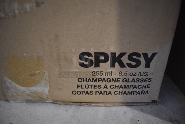 23 BRAND NEW IN BOX! Libbey 601602 Champagne Glasses. 4x4x6. 23 Times Your Bid! - Image 4 of 4