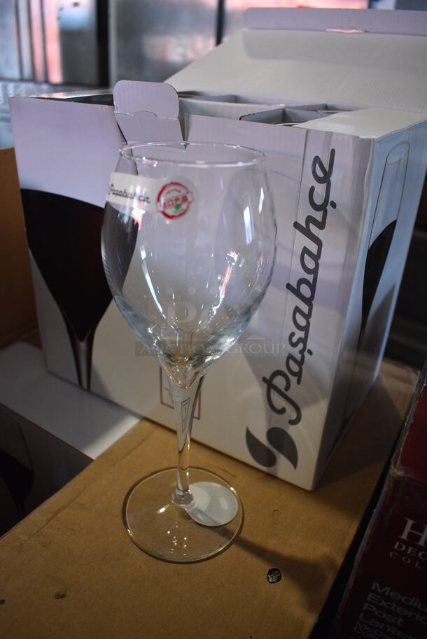 24 BRAND NEW IN BOX! Pasabahce Wine Glasses. 3.5x3.5x9.5. 24 Times Your Bid! - Image 2 of 4