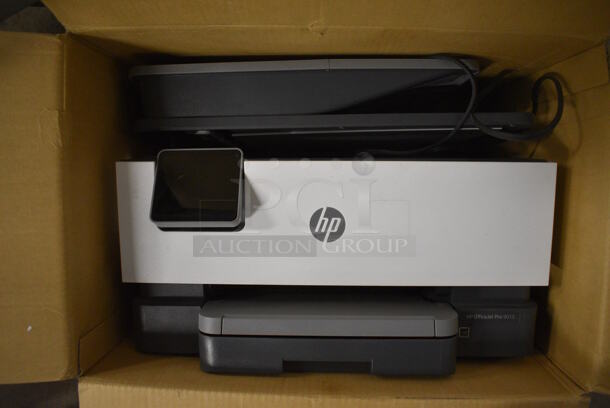 IN ORIGINAL BOX! HP OfficeJet Pro 9015 Countertop Copier Scanner Printer. 17.5x11x12 - Image 1 of 3