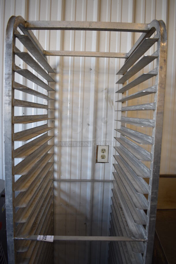 Metal Commercial Pan Transport Rack on Commercial Casters. 20.5x26x74 - Image 3 of 4