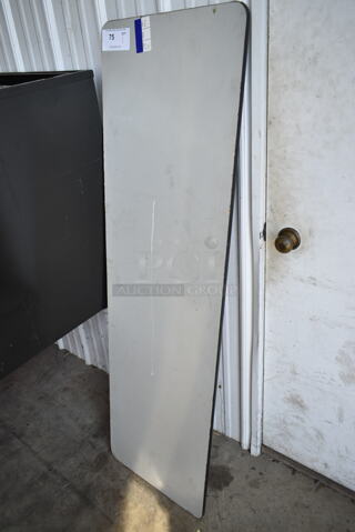 Gray Folding Table. 