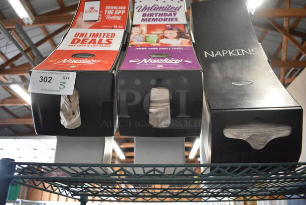 3 Poly Countertop Napkin Dispensers. Includes 7.5x14x26, 7.5x16x24. 3 Times Your Bid! - Image 4 of 4