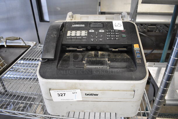Brother IntelliFAX 2840 Countertop Fax Machine. 15x15x12