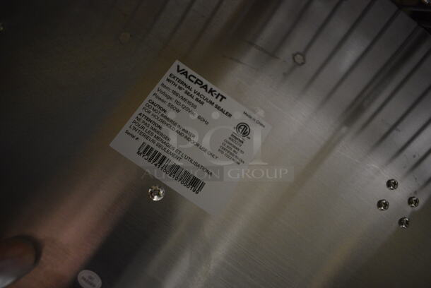 Vacpak-it 186VME16SS Stainless Steel Countertop External Vacuum Sealer. 120 Volts, 1 Phase. 19x12x7. Tested and Working! - Image 5 of 5