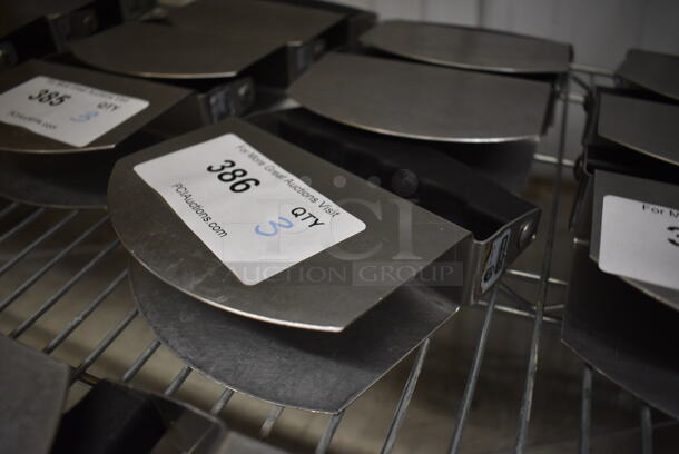 3 Nemco Model SMC100 Stainless Steel Rocking Salad Cutter Tosser. 6.5x1.5x6.5. 3 Times Your Bid! - Image 2 of 2