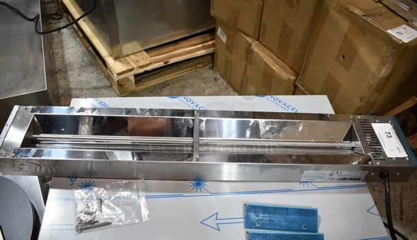 BRAND NEW SCRATCH AND DENT! 2023 ServIt 423SWI36CP 36" High Wattage Strip Warmer with Adjustable Infinite Controls and Cord. 120 Volts, 1 Phase.  - Image 2 of 8