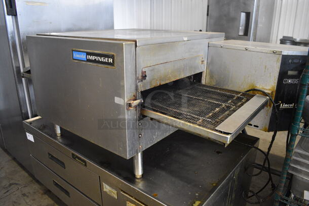 Lincoln Impinger Model 1116-000-A Stainless Steel Commercial Natural Gas Powered Countertop Conveyor Pizza Oven. 62x37x24 - Image 4 of 7