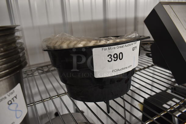 Black Poly Iced Tea Brew Basket. 9x10x6 - Image 2 of 2