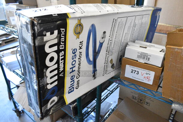 BRAND NEW SCRATCH AND DENT! Dormont 1650KIT48 Deluxe SnapFast® 48" Gas Connector Kit with Two Elbows and Restraining Cable - 1/2" Diameter - Image 2 of 3