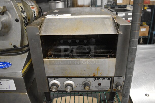 Holman Stainless Steel Commercial Countertop Conveyor Toaster Oven. 14x18x16. Cannot Test Due To Plug Style - Image 1 of 6