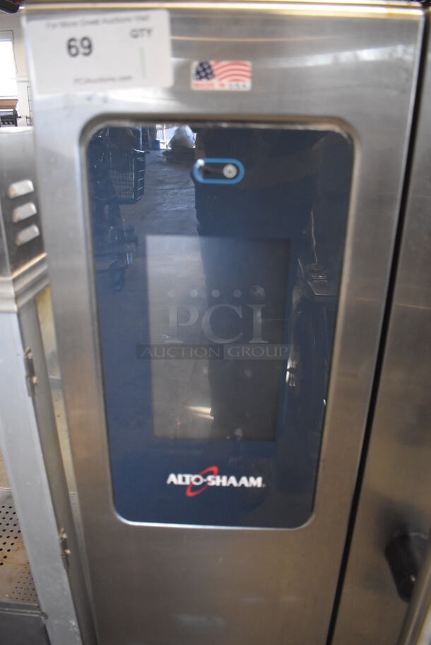 LATE MODEL! Alto Shaam CTP10-10E Stainless Steel Commercial Electric Powered Combitherm Convection Oven. 208-240 Volts, 3 Phase. 36x35x45 - Image 3 of 7