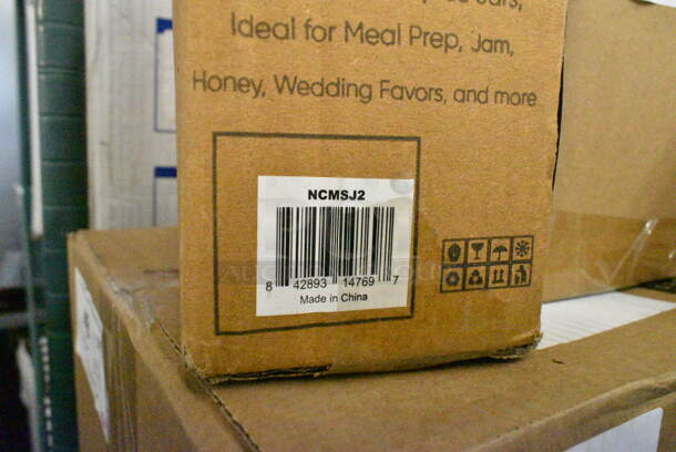 4 Various Items IN ORIGINAL BOX Including Nutrichef NCMSJ2 Mason Jars, Plastic Knives, 2 Box Cabernet Wine Glasses. 4 Times Your Bid! - Image 4 of 10
