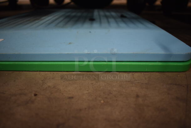 2 Cutting Boards; Blue and Green. 18x24x0.5. 2  Times Your Bid! - Image 3 of 3