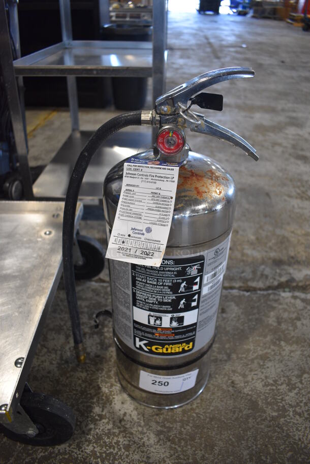 Ansul K Guard Wet Chemical Fire Extinguisher. 8x7x22
