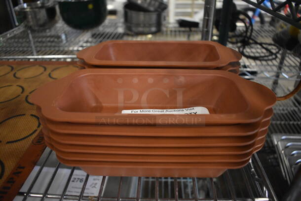 12 Ever-ocean 1710G Orange Poly Single Loaf Baking Pan Liners. 10x4.5x1.5. 12 Times Your Bid!
