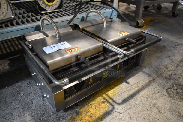 Sodir Equipex Stainless Steel Commercial Countertop Electric Powered Double Panini Press. 250 Volts, 1 Phase. - Image 3 of 6