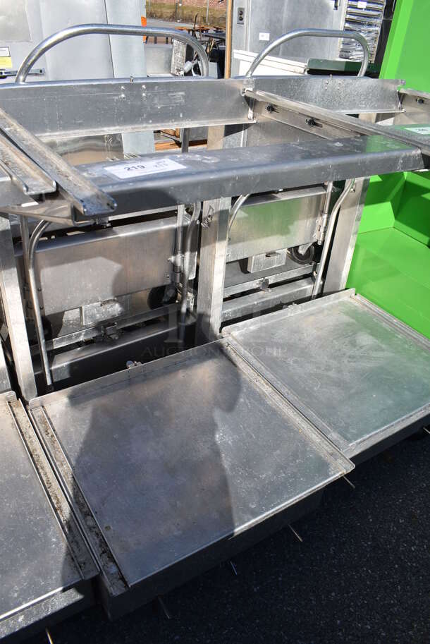 Metal Commercial Dolly on Commercial Casters. 27x31x50 - Image 3 of 4