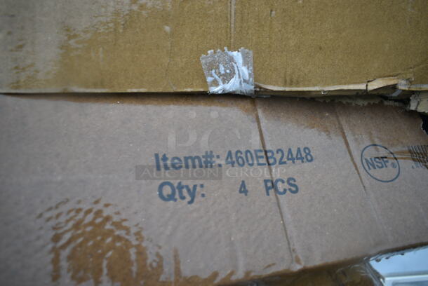 BRAND NEW SCRATCH AND DENT! Regency 460EB2448 24" x 48" NSF Black Epoxy Wire Shelf. May Be Missing Pieces.  - Image 3 of 3