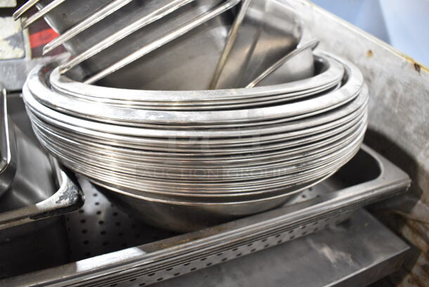 ALL ONE MONEY! Lot of Various Stainless Steel Drop In Bins and Bowls.  - Image 3 of 6