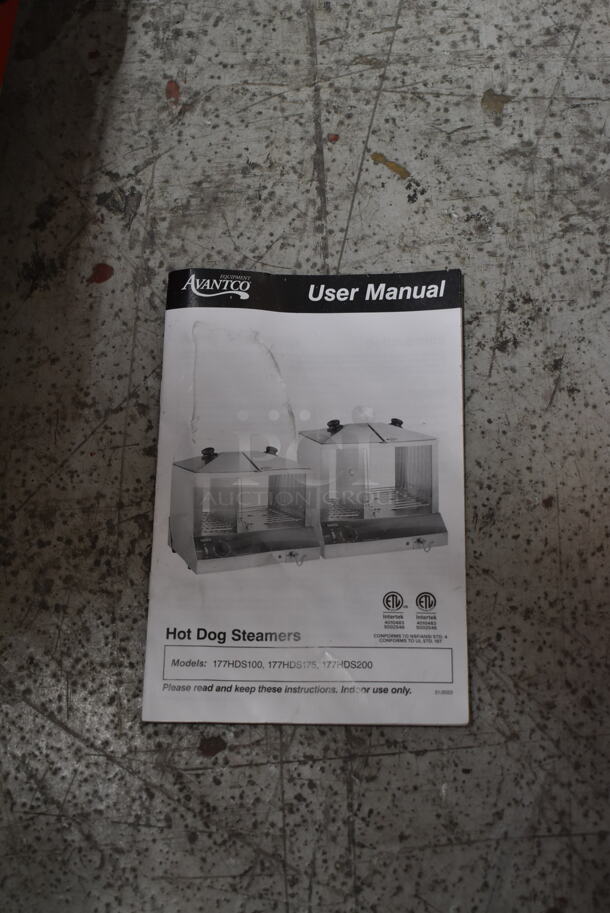 BRAND NEW SCRATCH AND DENT! 2023 Avantco 177HDS175 Stainless Steel Commercial Countertop 175 Dog Hot Dog Steamer. 120 Volts, 1 Phase. Tested and Powers On But Does Not Get Warm - Image 5 of 8