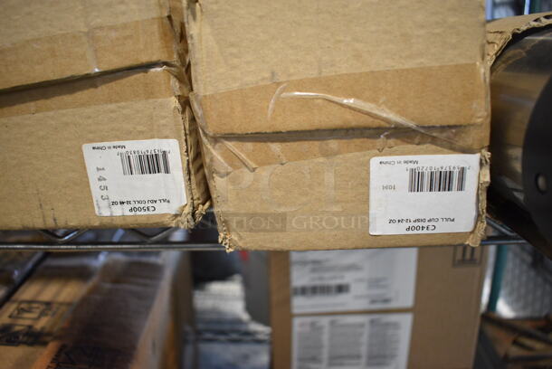 3 BRAND NEW IN BOX! San Jamar Stainless Steel Cup Dispensers. Includes 4x4x24. 3 Times Your Bid! - Image 3 of 3