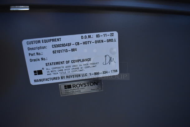 BRAND NEW! Royston 62101713-004 Gray Metal Frame for Cabinet. 30x29x27 - Image 3 of 5