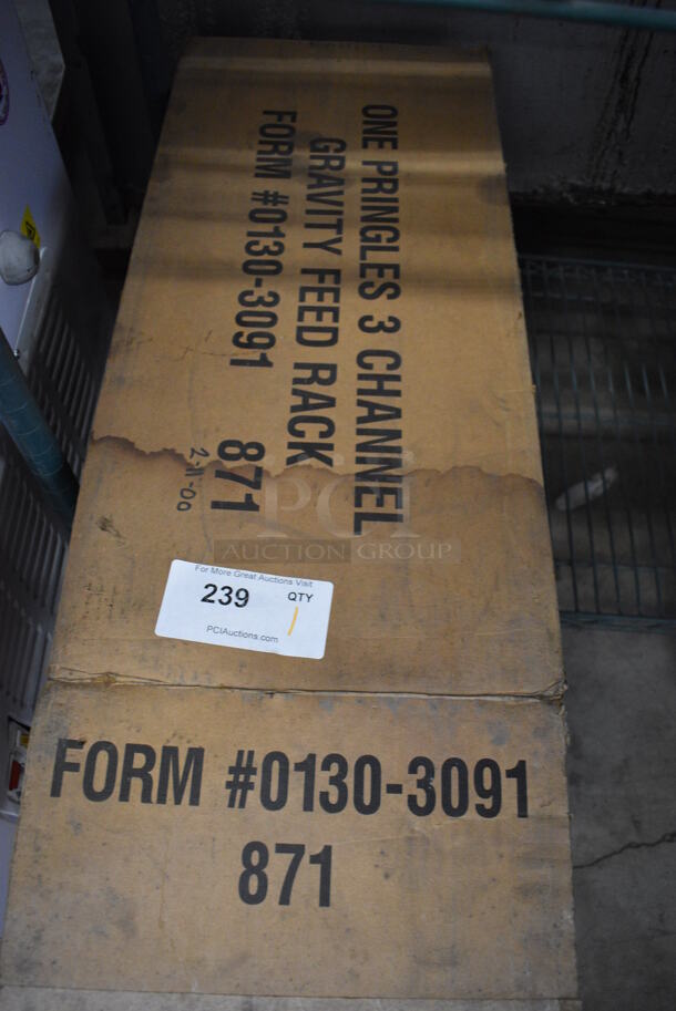 BRAND NEW IN BOX! Red Metal Chip Display Rack - Image 4 of 4