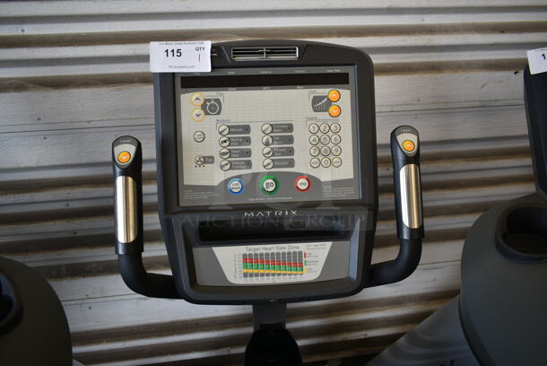 Matrix Commercial Floor Style Stationary Exercise Bicycle. Cannot Test Due To Missing Power Cord - Image 3 of 5