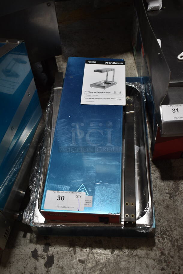BRAND NEW SCRATCH AND DENT! 2023 Avantco 177FFDS1 Stainless Steel Commercial Countertop Fry Warmer Dump Station. 120 Volts, 1 Phase. Tested and Working! - Image 2 of 5