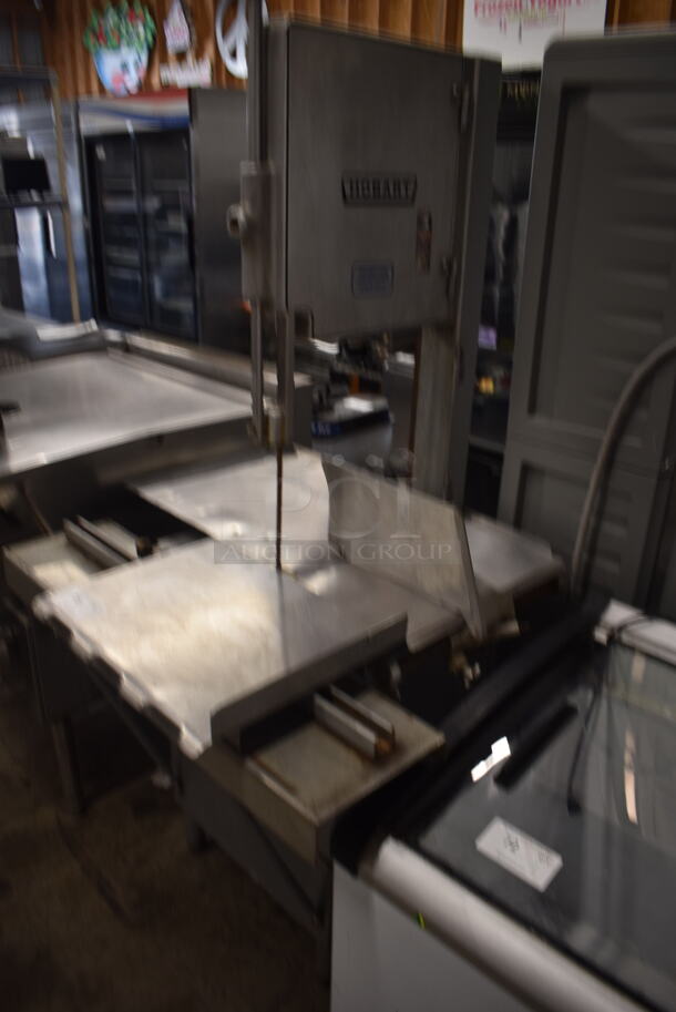 Hobart 5614 Commercial Stainless Steel Floor Style Meat Saw On Galvanized Legs. 208 V, 3 Phase. - Image 3 of 9